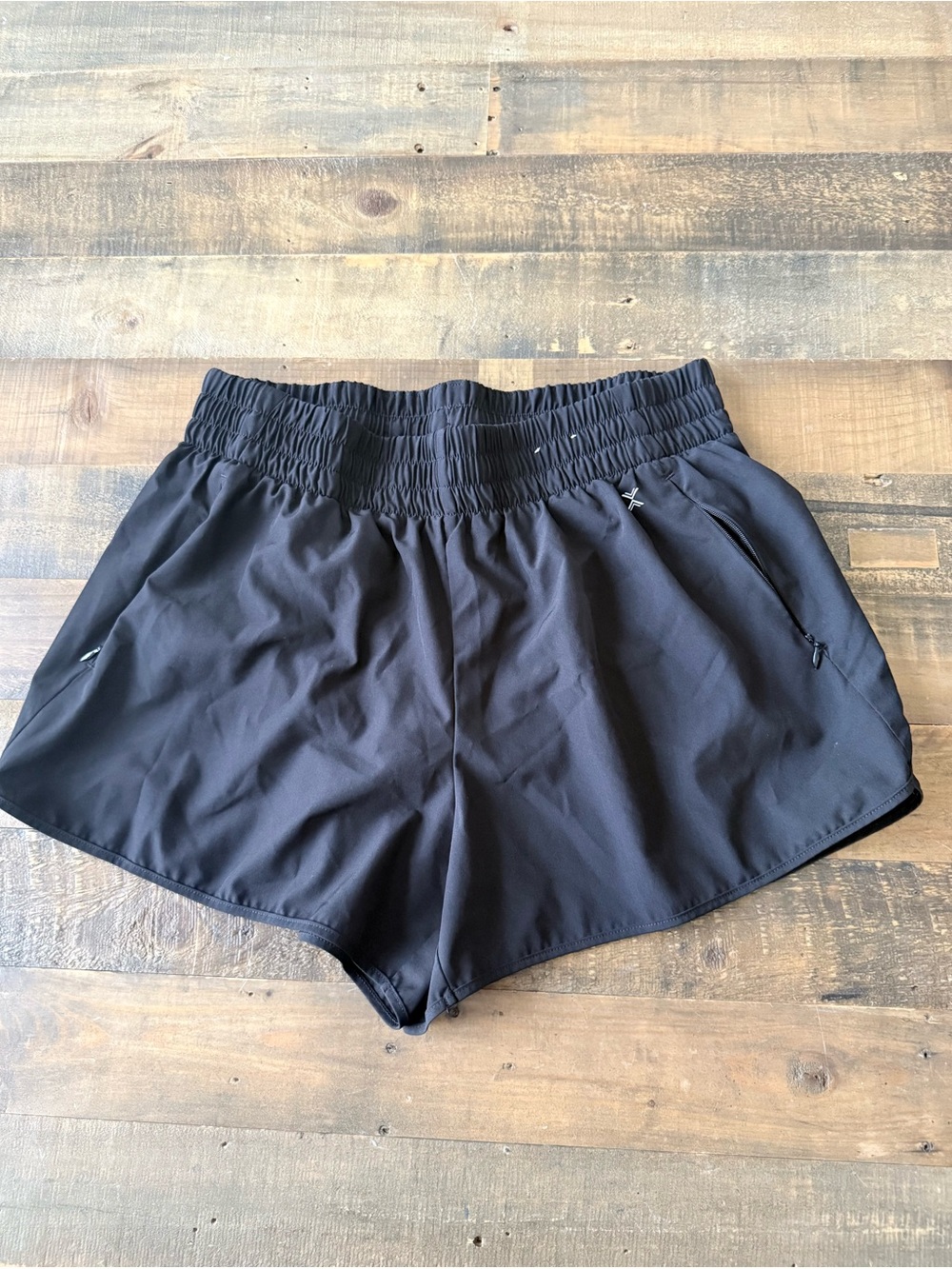 Xersion Black Women's Athletic Shorts with Elastic Waist